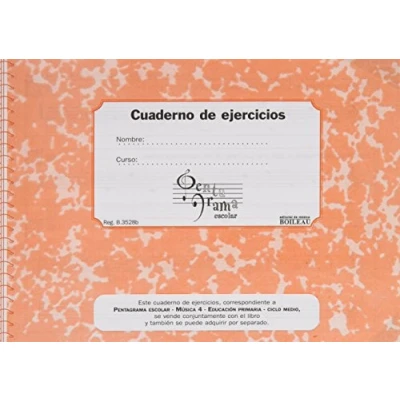Imagen de Pentagrama Escolar 4 CD + Cuaderno de ejercicios 9788480208253