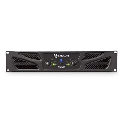 Imagen de Crown XLi 800 Amplificador de audio (2.0 canales, 0,5%, 100 dB, 59 600 W, 1400 mV)