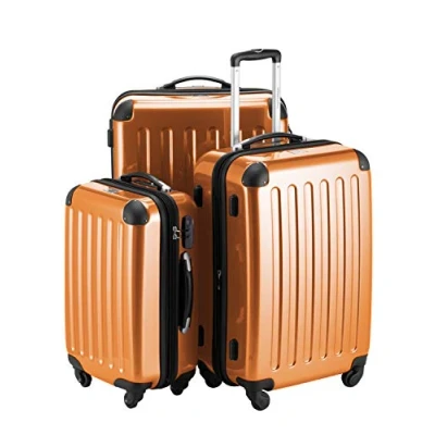 Imagen de Hauptstadtkoffer Alex, Maleta a Mano Rígida, Naranja (Orange), Set de 3