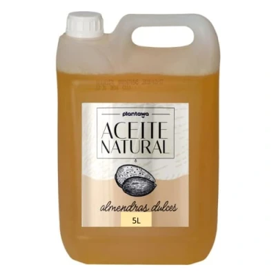 Imagen de PLANTAWA Aceite de Almendras Dulces 5L Corporal Hidratación para Piel, Cabello y Uñas Pieles Sensibles 100% Natural Puro