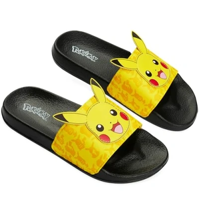 Imagen de Pokémon Chanclas Niño, para Playa o la Piscina, Talla 30 38 Regalos Gamers (Amarillo, 32 EU)