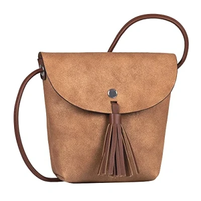 Imagen de TOM TAILOR, DENIM bags Ida Glitter Bolso bandolera para mujer, color marrón, coñac, talla única