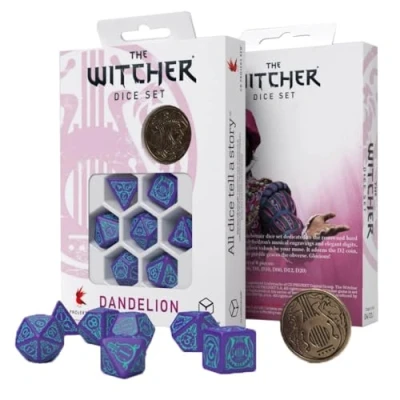 Imagen de Q Workshop QWOWDA3S The Witcher Dice Set Juego de Mesa dandelión Half a Century of Poetry (7)