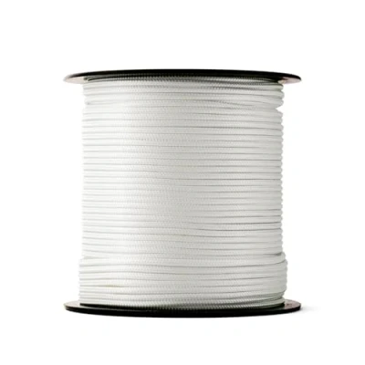Imagen de SNURO Cuerda de nailon (3 mm, 100 m, color blanco) paracord con material fuerte resistente al desgarro y ligera