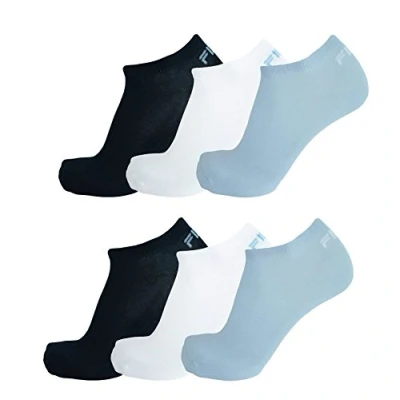 Imagen de FILA ® 6 Pares Calcetines, Invisible Zapatillas Deportivas Unisex, 35 46 Unicolor Sky, 39 42 (6 8 UK)
