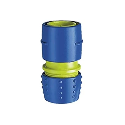 Imagen de TATAY Conector Rápido Top Line para Mangueras de 1/2 Pulgadas 12.5mm 5/8 15mm, a Racor Universal, Fácil Instalación, Protección Solar, Azul