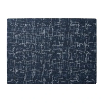 Imagen de APS 60586 Mantel individual (lavable, antimanchas y antideslizante, 45 x 33 cm, 1 unidad), color azul