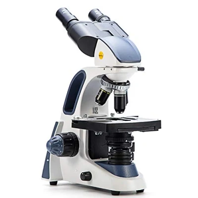 Imagen de SWIFT Microscopio compuesto binocular SW380B,40X 2500X,microscopio de laboratorio grado investigación,oculares 10X y 25X campo amplio, cabezal Siedentopf
