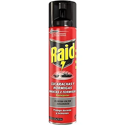 Imagen de Raid Insecticida contra Cucarachas, Hormigas y Chinches 400 ml
