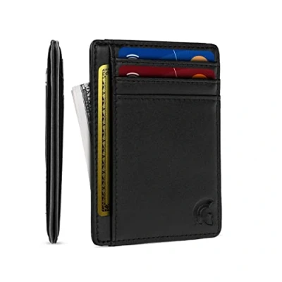 Imagen de POWR Cartera Tarjetero Pequeña Porta Tarjetas Credito Minimalista RFID Carteras Regalos para Hombres