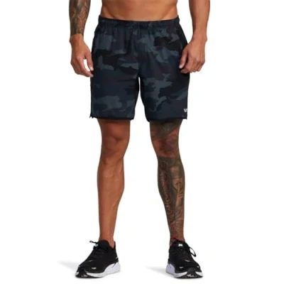 Imagen de RVCA Yogger Stretch Performance Pantalón corto de deporte, Hombre, Talla: Medium, Green