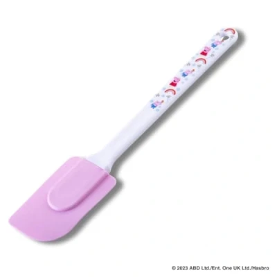 Imagen de Dr. Oetker Espátula de silicona Peppa Pig Duradero, flexible y apto para niños hornear con los personajes favoritos