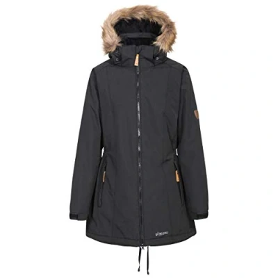 Imagen de Trespass Celebrity Chaqueta impermeable cálida con capucha extraíble para mujer (paquete de 1)