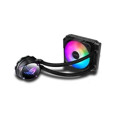 Imagen de ROG Strix LC II 120 ARGB Sistema de refrigeración líquida (Aura Sync, Intel LGA1700/1200/1150/1151/1152/1155/1156/2011/2011 3/2066 y AMD AM4/TR4 con un ventilador RGB direccionable mm)