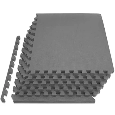 Imagen de ProsourceFit Extra Thick Puzzle Exercise Mat ¾ and 1&quot;, EVA Foam Interlocking Tiles for Protective, Cushioned Workout Flooring Home Gym Equipment