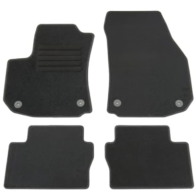 Imagen de AD Tuning GmbH hg11475 V Terciopelo Ajuste felpudos Set, Negro