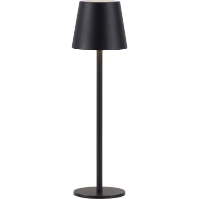 Imagen de JUST LIGHT. Euria lámpara de mesa LED recargable, negro, hierro IP54