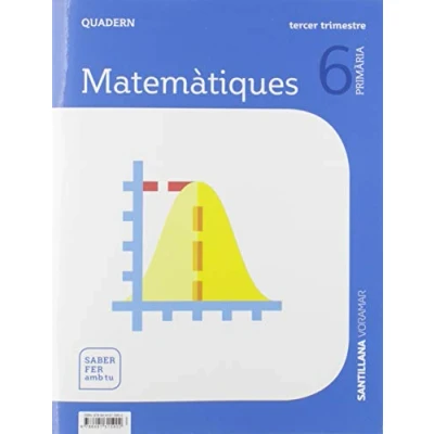 Imagen de QUADERN MATEMATIQUES 6 PRIMARIA 3 TRIM SABER FER AMB TU 9788491315902 (SABER HACER CONTIGO)