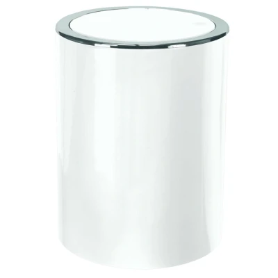 Imagen de Gedy Clap Cubo con tapa basculante de 5 litros color blanco