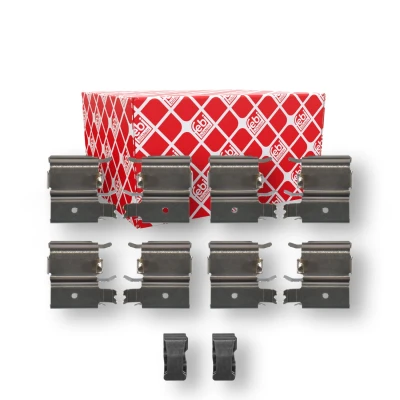 Imagen de FEBI BILSTEIN 182543 Kit de accesorios, pastillas frenos Eje delantero MAZDA: MX 5 I, 2, SUZUKI: Grand Vitara 2 SUV
