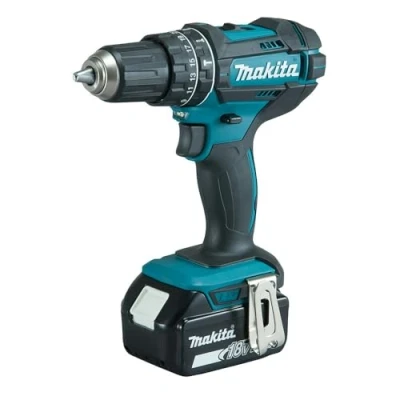 Imagen de Makita Taladro de impacto inalámbrico 18V/3.0 Ah, 3 baterías+cargador en MAKPAC