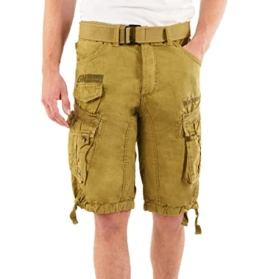 Imagen de Geographical Norway Cargo Pantalón Corto para Hombre Mastic M
