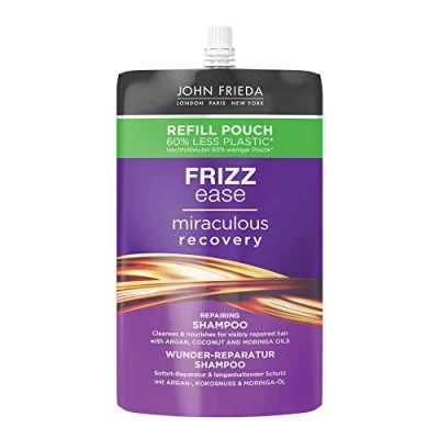 Imagen de John Frieda Champú reparador de milagros Contenido: 500 ml Recarga Frizz Ease Serie