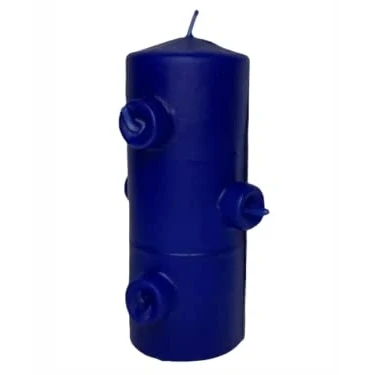 Imagen de LCL velas VELON 7 Llamas Color Azul