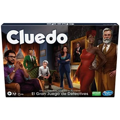 Imagen de Cluedo Juego de Mesa para Fiestas, Rediseñado Niños y Niñas a Partir 8 Años Adultos, 2 6 Jugadores, Juegos Misterio Detectives Toda la Familia