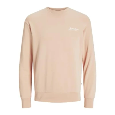 Imagen de JACK &amp; JONES Sweat Crew Neck Jjbeau Sudadera con Cuello Redondo, Peach Parfait, M para Hombre