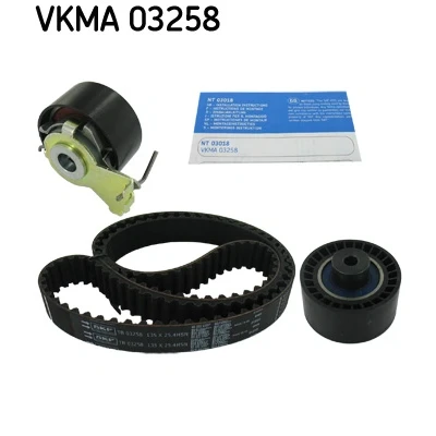 Imagen de SKF VKMA 03258 Kit de correa distribución 135 con perfil redondeado dientes PEUGEOT: 206 Hatchback, 207 307 Hatchback