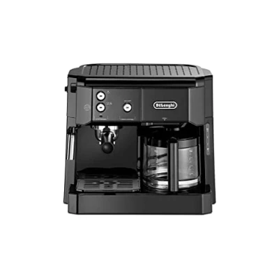 Imagen de De&#039;Longhi BCO411.B Cafetera BCO 411.B, 1750 W, 1 Liter, 44 Decibeles, Acero Inoxidable, Resistente al óxido, Negro