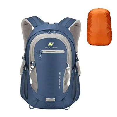Imagen de LOCAL LION Mochila de Ciclismo 20L/25L para Hombres y Mujeres, Impermeable, es Adecuado Actividades al Aire Libre, como Montaña Senderismo Macutos Trekking Camping (AZUL 2m)