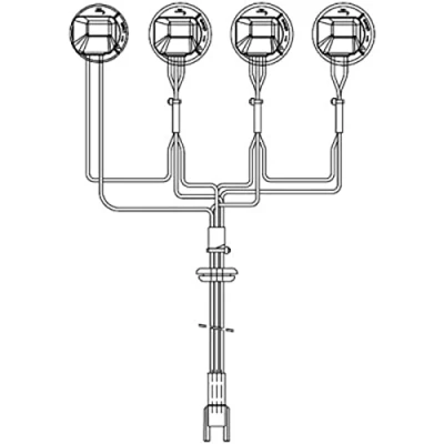 Imagen de Haz de cables, faro carretera HELLA 8KA 155 372 001
