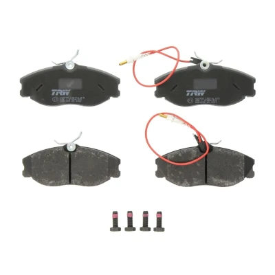 Imagen de TRW COTEC GDB1259 Juego de pastillas freno con contacto avisador desgaste tornillos pinza accesorios CITROËN: Xsara Hatchback
