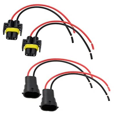 Imagen de Arnés de cableado para luces antiniebla H8 H11 2 pines bombillas H8/H9/H11/880/881, enchufe y juego 15 cm