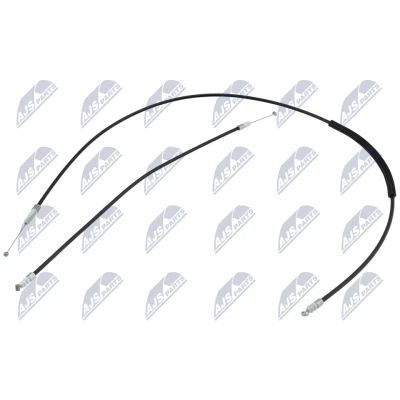 Imagen de NTY EZC FT 189 Cable de accionamiento, desbloqueo puerta derecha, izquierda