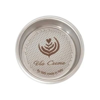 Imagen de VIA CREMA Cesta de filtro compatible con máquinas Breville Sage Espresso 54 mm Express, Bambino, Bambino Plus, Barista Pro, fabricada en Italia por IMS (26 mm, 2 tazas)