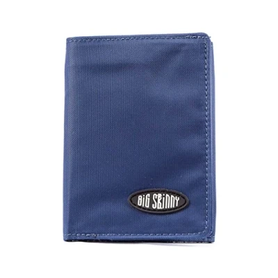 Imagen de Big Skinny Men&#039;s Tri Fold Slim Wallet, Holds Up to 25 Cards, Navy