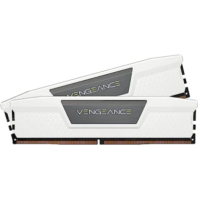 Imagen de CORSAIR Vengeance DDR5 RAM 32GB (2 x 16GB) 6000Mhz C36 Memoria de la Computadora Blanco (CMK32GX5M2D6000C36W)