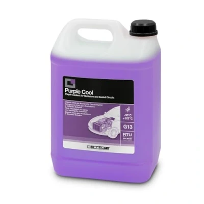 Imagen de ERRECOM Purple Cool, Líquido para Radiadores Morado 30C/+107C, anticongelante G13 con Paquete de aditivos glicerina, Listo Usar, 5 litros