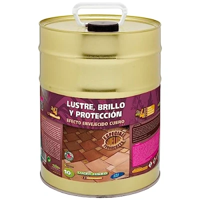 Imagen de MONESTIR LUCER LUSTRE Y PROTECCION para suelos Terracotta o barro ACABADO ENVEJECIDO CUERO 10L
