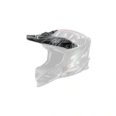 Imagen de O&#039;NEAL Recambios para Cascos de Motocross Motocicleta Enduro Visor Repuesto 8SRS Negro Talla única