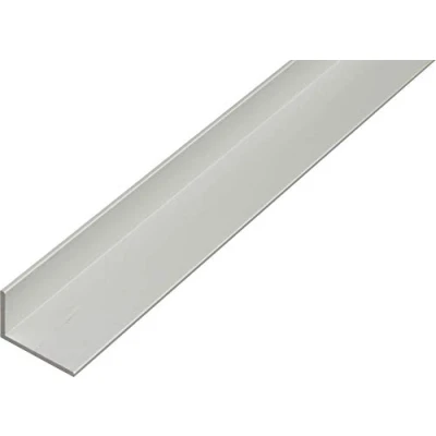 Imagen de Alberts 473761 Perfil de ángulo, Aluminio, anodizado plateado, 1000 x 40 20 mm