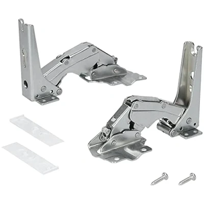 Imagen de Kenekos Juego de 2 bisagras Puerta para frigorífico Bosch Siemens 00481147/481147 Neff AEG Electrolux 407131425/8 Miele 5546050 Quelle Constructa Balay Congelador