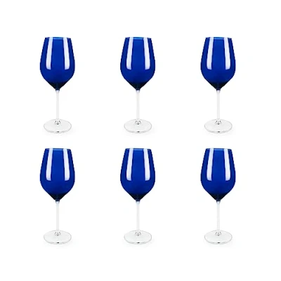 Imagen de Excelsa Cobalto Juego de 6 Copas Vino, Vidrio, Turquesa