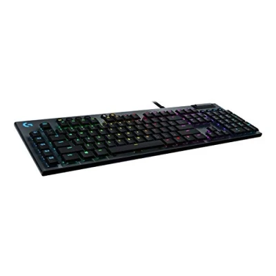 Imagen de Logitech G 815 Teclado mecánico Gaming Switch táctil GL Perfil Plano diseño escandinavo Carbono