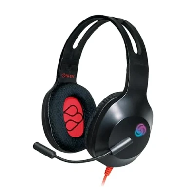 Imagen de Auriculares gaming FR TEC Typhoon, con Luz LED RGB, Para PS5, PS4, Xbox Series X/S, Nintendo Switch, One, PC y Mac, Negro