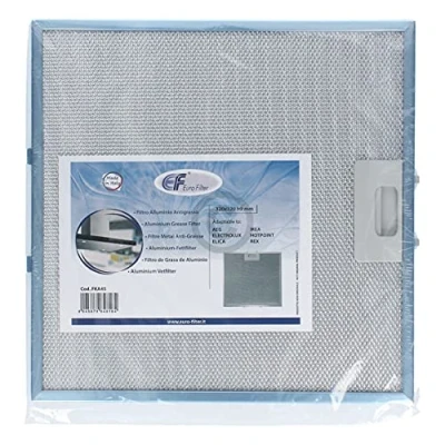 Imagen de EUROFILTER filtro de grasa como Whirlpool 481248058144, metálico 330 x 320 mm para campana extractora