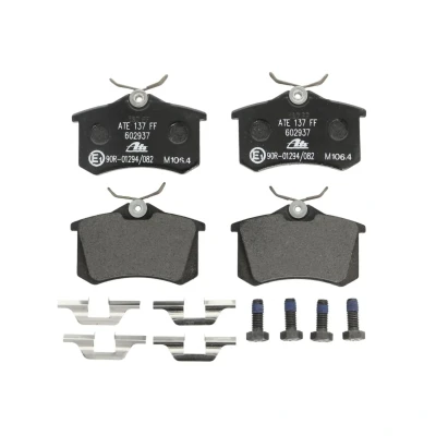 Imagen de ATE 13.0460 2937.2 Juego de pastillas freno excl. contacto avisador desgaste con tornillos pinza accesorios VOLKSWAGEN: GOLF 3